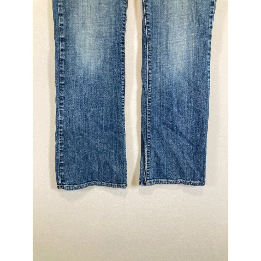 Y2K Classic Calvin Klein Jeans Womens 10 Blue Bootcut Flare Medium Wash Denim - Picture 10 of 12